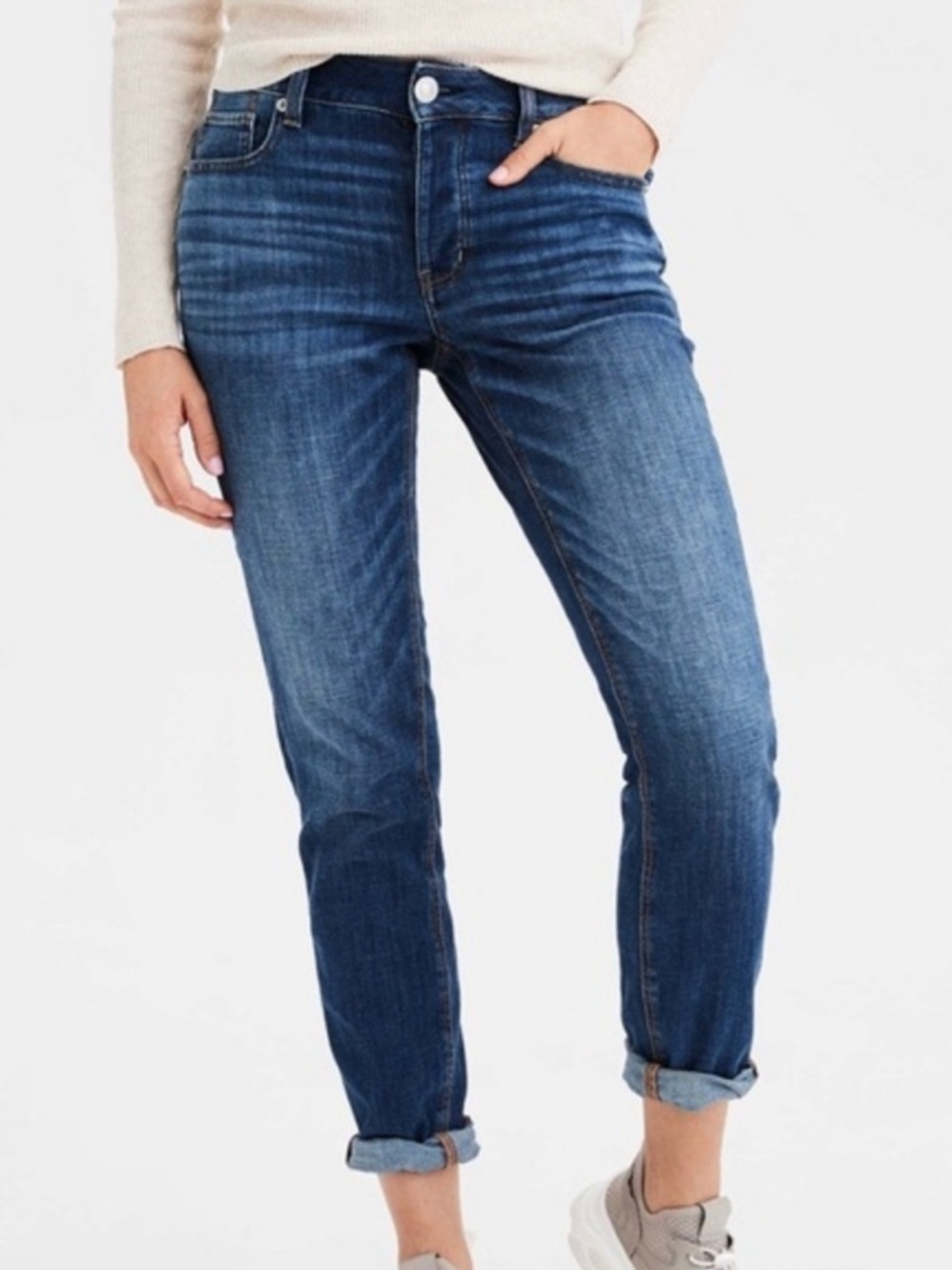 American Eagle Hi Rise Tomgirl Jeans